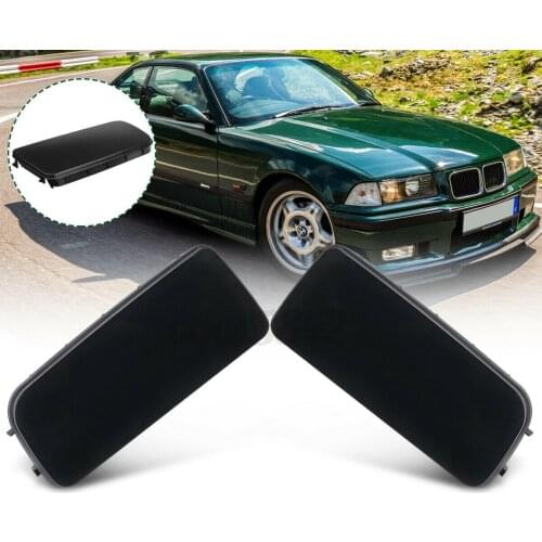 Pair Front Bumper Fog Light Lamp Hole Cover For BMW E36 3 Series 318 323 325 320
