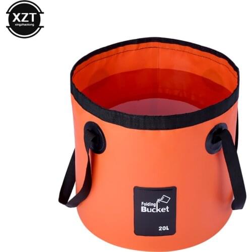 Portable Bucket Water Container Storage Bags Storage Bag Waterproof Water Bag Fishing Folding Bucket Foot Bucket Accessories