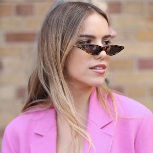 2019 Fashion Ladies Sunglasses Brand Designer Small Sunglasses Women High Quality Female Sunglasses Cat Eye Sunglasses UV400