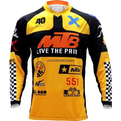 Enduro Bike Jersey Motocross Racing Mountain Bike Jerseys MTB Man Downhill DH Long Sleeve Cycling Clothes
