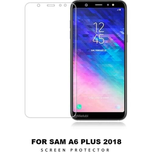 Tempered Glass Screen Protector Film for Samsung Galaxy A6 plus 2018 A6+ A605 A605G A6 2018 A600F Glass Protector