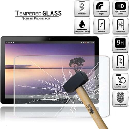 Tablet Tempered Glass Screen Protector Cover for VOYO i8 Max Tablet HD Eye Protection Explosion-Proof Tempered Film