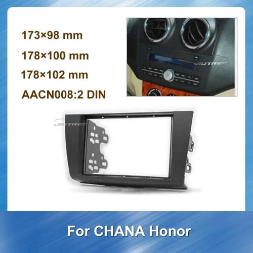 2 Din Car Radio Fascia Audio Frame For CHANA Honor 2012+ Car Panel Bezel Trim kit Stereo Fascia Dash CD Trim Installation Kit