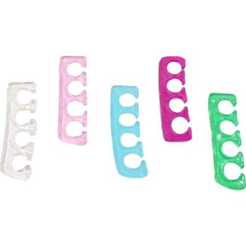 2pcs Silicone Toe/Finger Separators Feet Reusable Nail Art Manicure Pedicure Foot Braces Washable Foot Care Accessories Tools #1