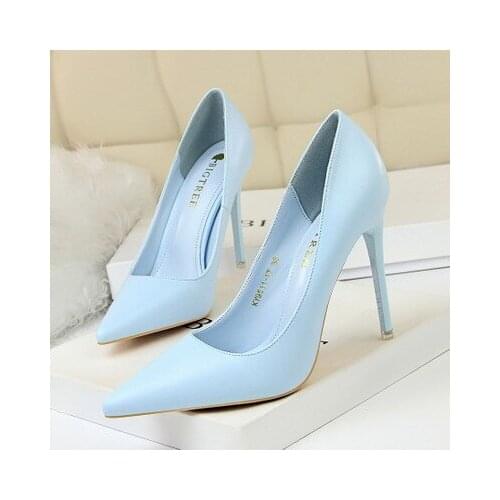 2020 Wedding Shoes Women Pumps Sexy Ladies Singles Shoes High Heel 7.5/10.5CMCM Stiletto Women Party Shoes Fashion Female Pump