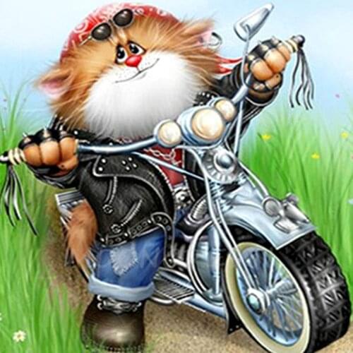 Diamond Painting Cartoon Cat Animal 5d Diy Mosaic Full Square Round Drill Diamant Of Rhinestone Daimond Embroidery Pictures Sale