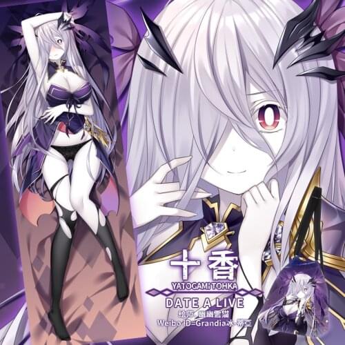 Anime Game DATE A LIVE Yatogami Tohka Dakimakura Hugging Body Pillow Case Otaku Male Pillow Cushion Cover Decorative Gifts SM