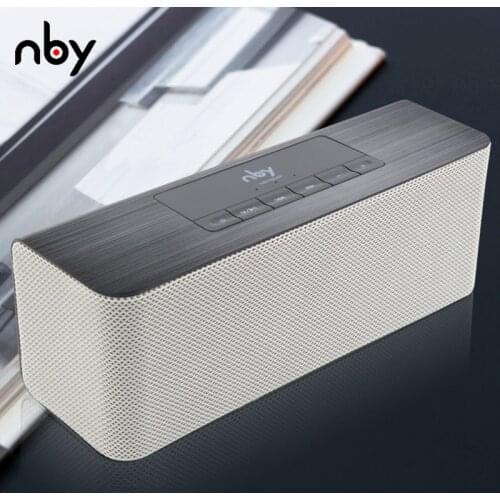 NBY-5540 Bluetooth Speaker Portable Wireless Loudspeakers Stereo Sound 10W System Music Subwoofer Column Support TF FM For Phone