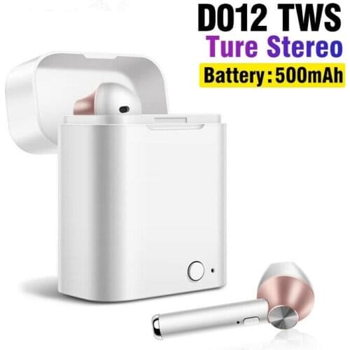 TWS Bluetooth-compatible Earphones Wireless Headphone Sports with Charging Box with Mic for Iphone Xiaomi Huawei Mobile Phone