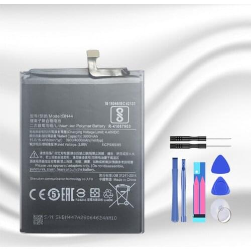 BN 44 Mobile Phone battery 4000mAh bn44 For Xiaomi Redmi 5 Plus 5Plus Batterie BN44 For Xiao mi Red mi 5 Plus +Tracking number