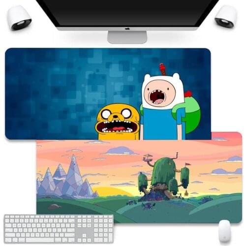Hora de aventuras Customized laptop Gaming mouse pad Mouse Pad Company XL Large Keyboard PC Desk Mat Takuo Anti-Slip Comfort Pad