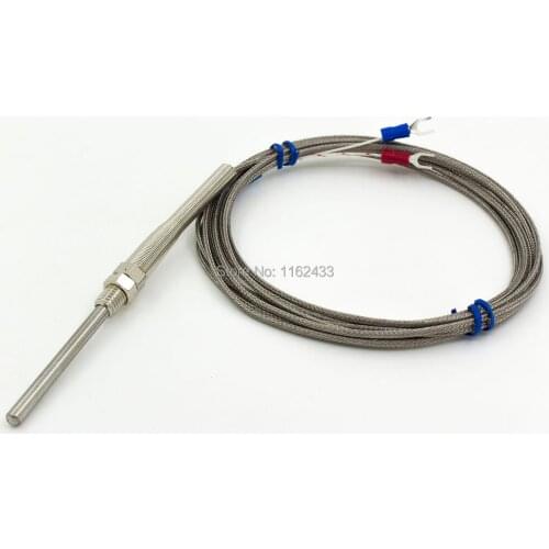 FTARP07 K type 3m cable 50mm probe head thermocouple temperature sensor M8 thread CA-187