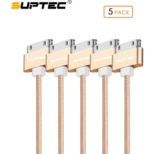 SUPTEC for iPhone 4 USB Cable Fast Charging 30 Pin Cord for iPhone 4s 3GS iPad 2 3 iPod Nano touch Charge adapter Data Charger