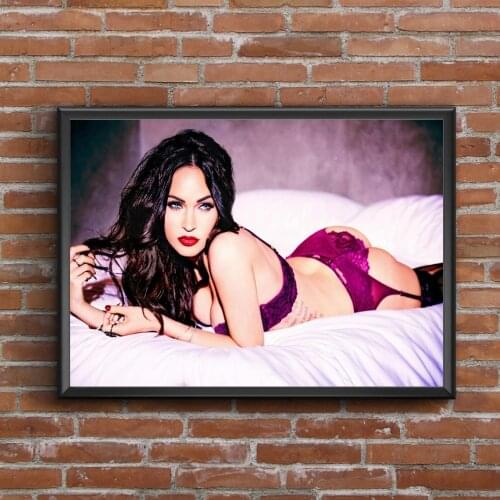 MEGAN FOX Sexy Movie Actress Poster Star Music Singer Canvas Poster Print Art Wall Painting Home Decoration Gift Poster