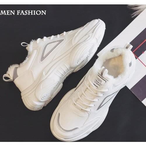 Men fashion sneakers casual sports shoes Korean trend mens shoes all-match white shoes sneakers men platform shoes