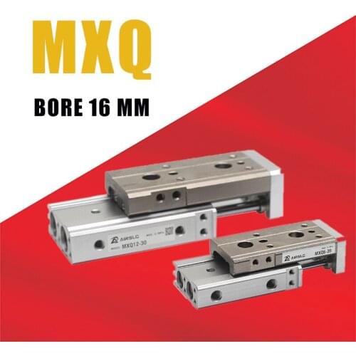 MXQ Slide Guide Table Pneumatic Cylinder MXQ16-10 MXQ16-20 MXQ16-30 MXQ16-40 MXQ16-50 MXQ16-75 MXQ16-100 MXQ16-125