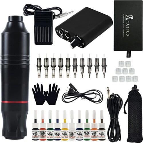 Lightweight and Portable Tattoo Pen Set Rotary Makeup Tattoo Pen Machine Motor Guns for Tattoo