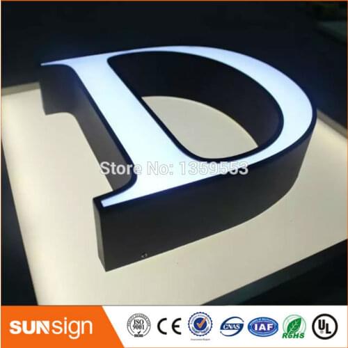 Outdoor advertising lettre lumineuse LED channel letter signs