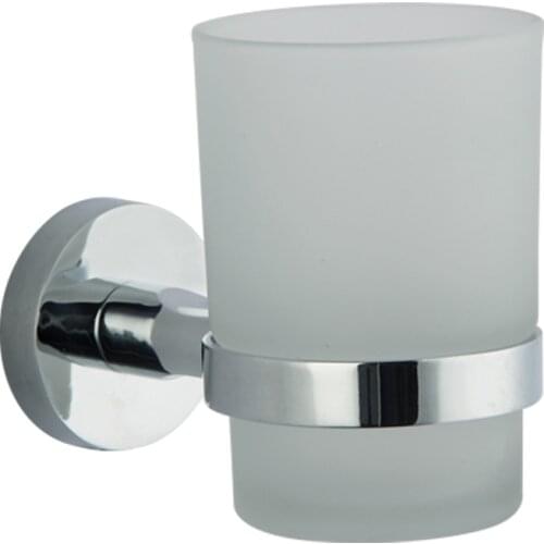 Stainless Steel Single Cup Wall-mounted Toothbrush Holder
