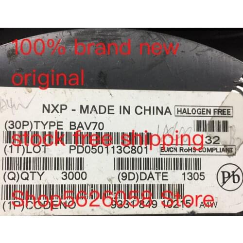 BAV70 SOT-23 100% new original freeshipping 30PCS-3000PCS/LOT STOCK