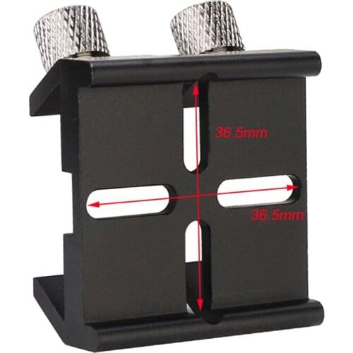 Dovetail Plate with Locking Screw Quick-Connect Finderscope Guide Scope Adapter Bracket for Astronomical Telescope