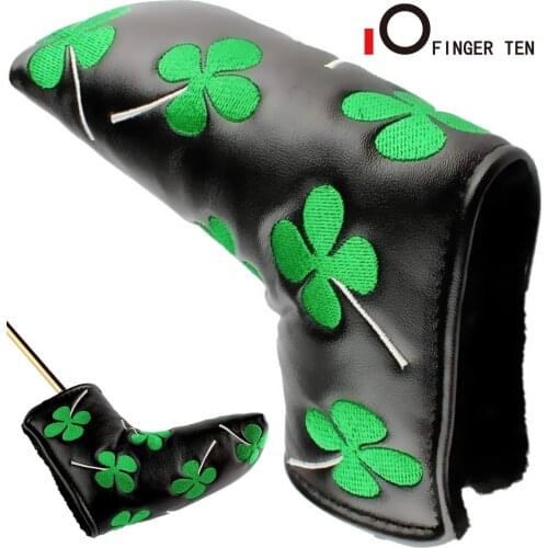 PU Leather Mallet Blade Golf Putter Head Cover Skull Club Headcovers Closure with Velco Putt Covers Accessories Drop Shipping