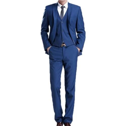 Wedding Suits Men formal wear Suits Slim Fashion Men Suit Tuxedos Formal Groomsmen Wear Wedding Groom Suits tuxedos