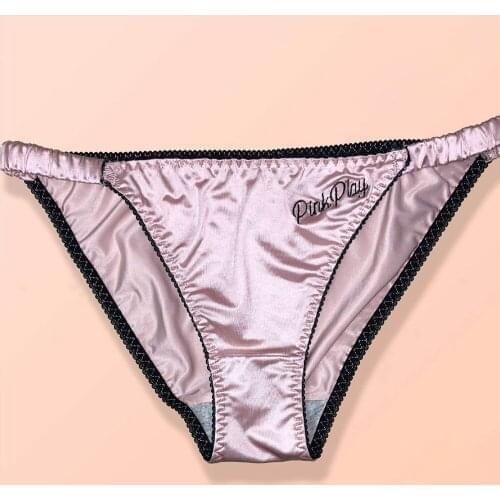 Women Lady Sexy Panties Silk Satin Seamless Lingerie Lace Briefs Underwear Underwear Breathable Fashion