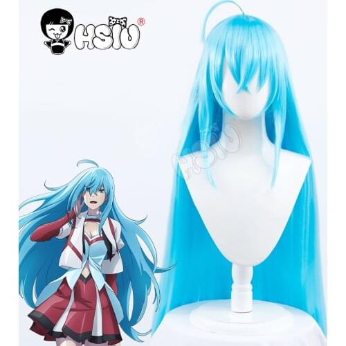 Vivy cosplay wig Diva Anime vivy fluorite eye song Cosplay HSIU Sky blue long hair+Free brand wig Cap