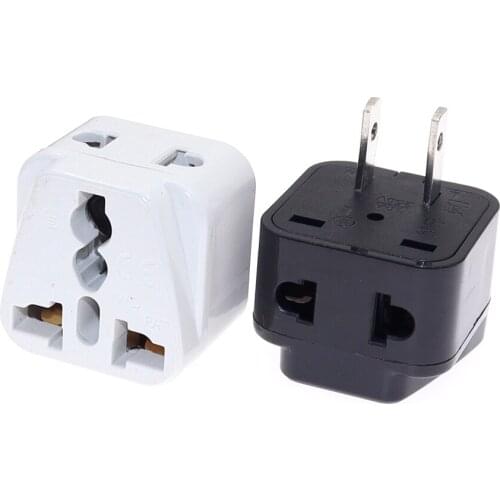 Japan Universal Travel Adapter, Worldwide Power Plug To NEMA 1-15P Plug,USA 2pin Plug To Universal Outlet Socket