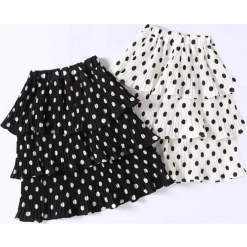 Baby Toddler Teenager Tutus School Girl Dot Cake Skirts Children Clothes Girls Tutu Skirts Kids Princess Chiffon Skirt Costume