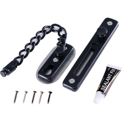 304 Stainless Steel Security Door Chain Home Latch Safety Guard Security Lock Anti-theft Door Chain Door Latch For Home Door