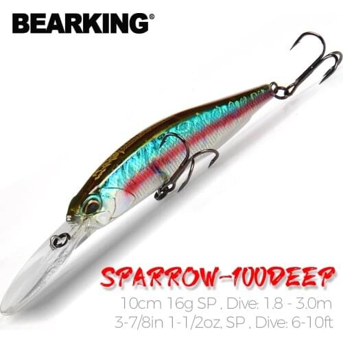 BEARKING 10cm 16g super magnet weight system long casting New model fishing lures hard bait 2019 quality wobblers minnow