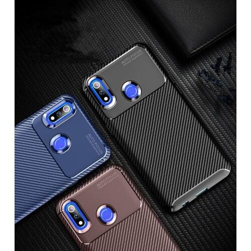 For OPPO Realme 3 Case Carbon Fiber Drop-proof Soft TPU Case For OPPO Reno F11 R19 A7 K1 OPPO A3 A5 A7X F9 F11 Pro Coque Fundas