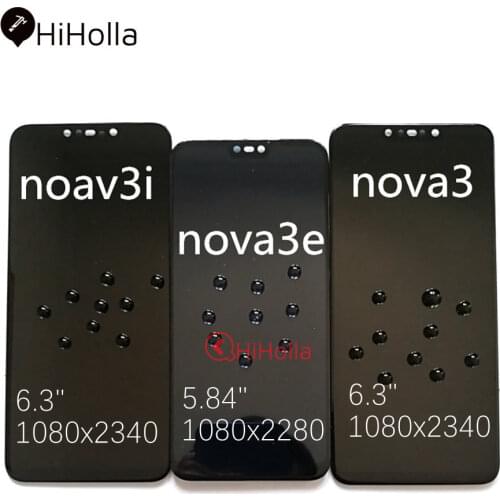 For Huawei Nova 3i LCD Display Touch Screen Panel Nova3 PAR LX1 LX9 INE LX2 L21 ANE LX3 L23 Nova 3 3e LCD Screen Replacement