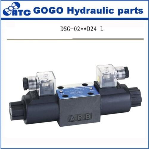 Double coils DSG series hydraulic Directional control valve DSG02