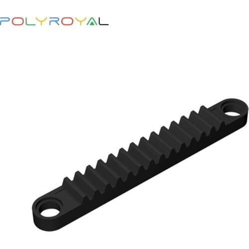 Building Blocks accessories DIY 1x8 Gear bar with bolt holes10 PCS Technic Parts moc Compatible Assembles Particles Toys 6630