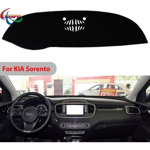 Car Dashboard Avoid Light Pad Instrument Platform Desk Cover Mat Carpets For KIA Sorento Interior Accessories