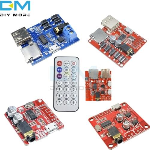 Mini MP3 Bluetooth 4.1 4.2 Lossless Decoder Stereo Output Board Car Speaker Amplifier Module Circuit Board Module 5V Micro USB