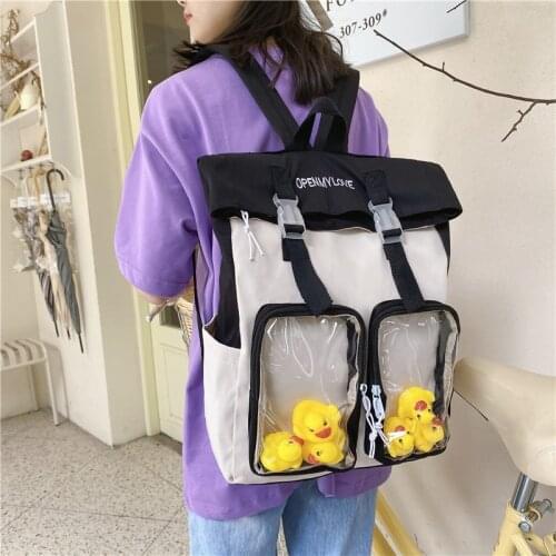 Fashion Women Backpack Simple School Bag For Girl Teenager Cute Travel Bookbags Mochila