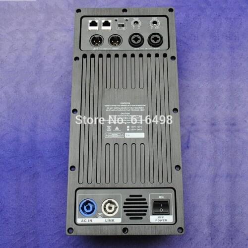 1200W Subwoofer Amplifier Module Professional Speaker Plate Amplifier Class D with DSP Audio Processor