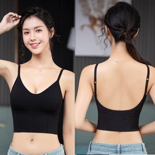 2021 New Sport Bra Women Shockproof Sexy U Back Fitness Bras Breathable Athletic Workout Running Gym Vest Tops Sportswear