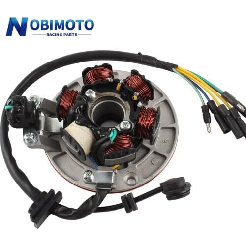 New Motorbike Magnet Motor Stator Coil Generator Motorcycle Magnet Motor Stator Coil For Lifan 140cc Foot Start Engines CQ-124-1