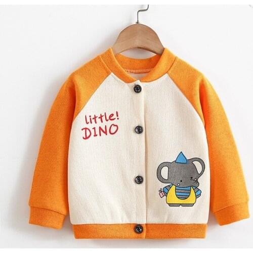 Baby Boys Autumn Coat 2021 New Korean Spring Autumn Clothes Childrens Casual Baseball Wear Baby Girls Jacket Top