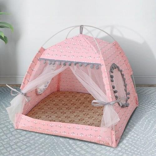 Tent House Cat House Dog House Four Seasons General Pet House Small Dog Teddy Bed Pet Supplies Summer Dog House