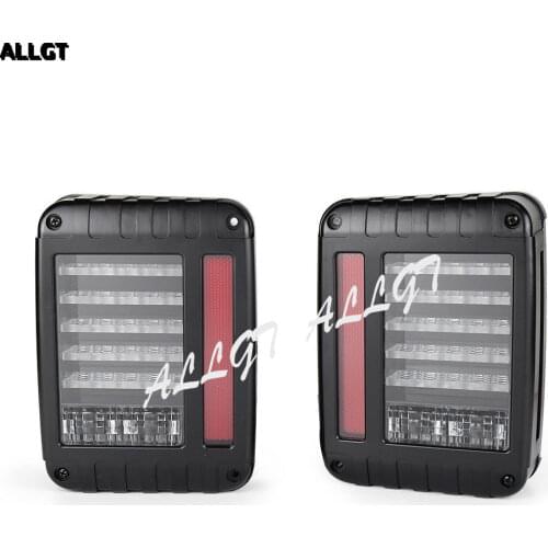Pair LED Rear Tail Light Brake Reverse Turn Signal for Jeep Wrangler JK 2007 2008 2009 2010 2011 2012 2013 2014 2015 2016 2017