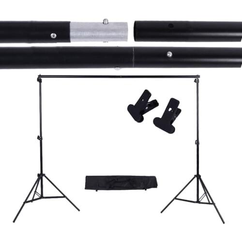 CZ 2*3m/6.6*9.8ft Photo Background Support Stand Adjustable Backdrop Photograpy Backgrounds for Photo Studio Backdrop Crossbar