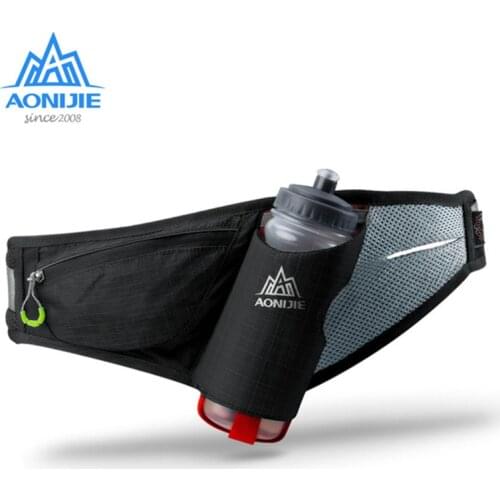 AONIJIE 750ml Marathon Jogging Cycling Running Hydration Belt Waist Bag Pouch Fanny Pack Phone Holder For 750ml Water Bottle
