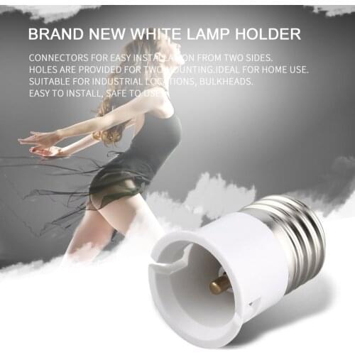 Easy Install E27 to B22 Socket Light Bulb Lamp Holder Adapter Plug Lampholder B1