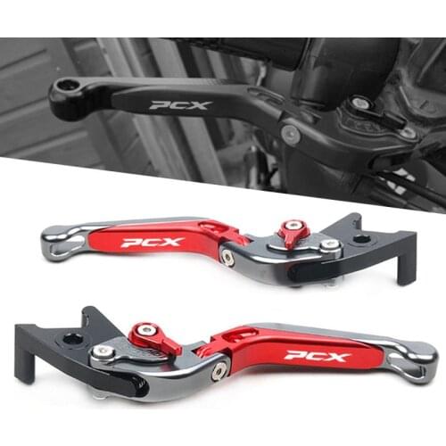 For HONDA PCX 150 PCX150 Motorcycle Accessories CNC Adjustable Folding Extendable Brake Clutch Lever